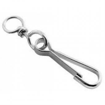 Карабін пружинний з вертлюгом 100 мм 4 шт